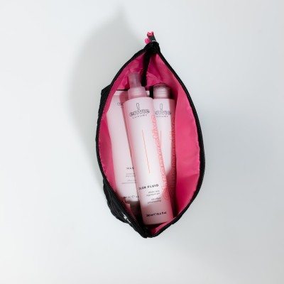 Набор для окрашенных волос с гранатом Envie Sublime Chromactive с косметичкой в подарок Raywell Black