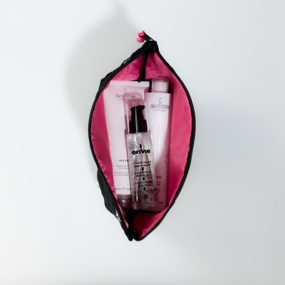 Набір для пошкодженого волосся Envie Sublime Keratin з косметичкою у подарунок Raywell Black