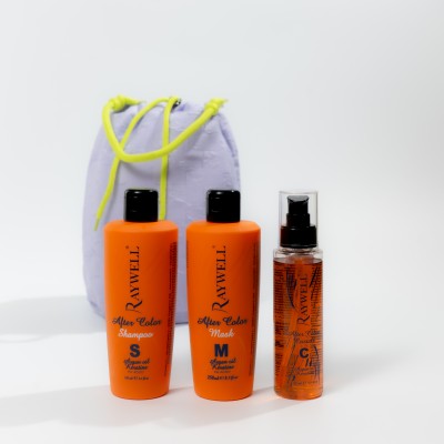 Набір для фарбованого волосся Raywell After Color з косметичкою у подарунок Envie Violet