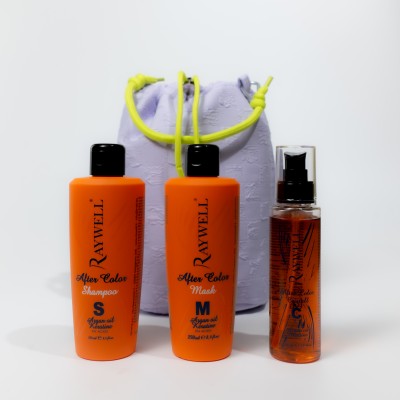 Набір для фарбованого волосся Raywell After Color з косметичкою у подарунок Envie Violet