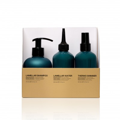 Набір для інтенсивного блиску та зволоження волосся Raywell B.io Lamellar