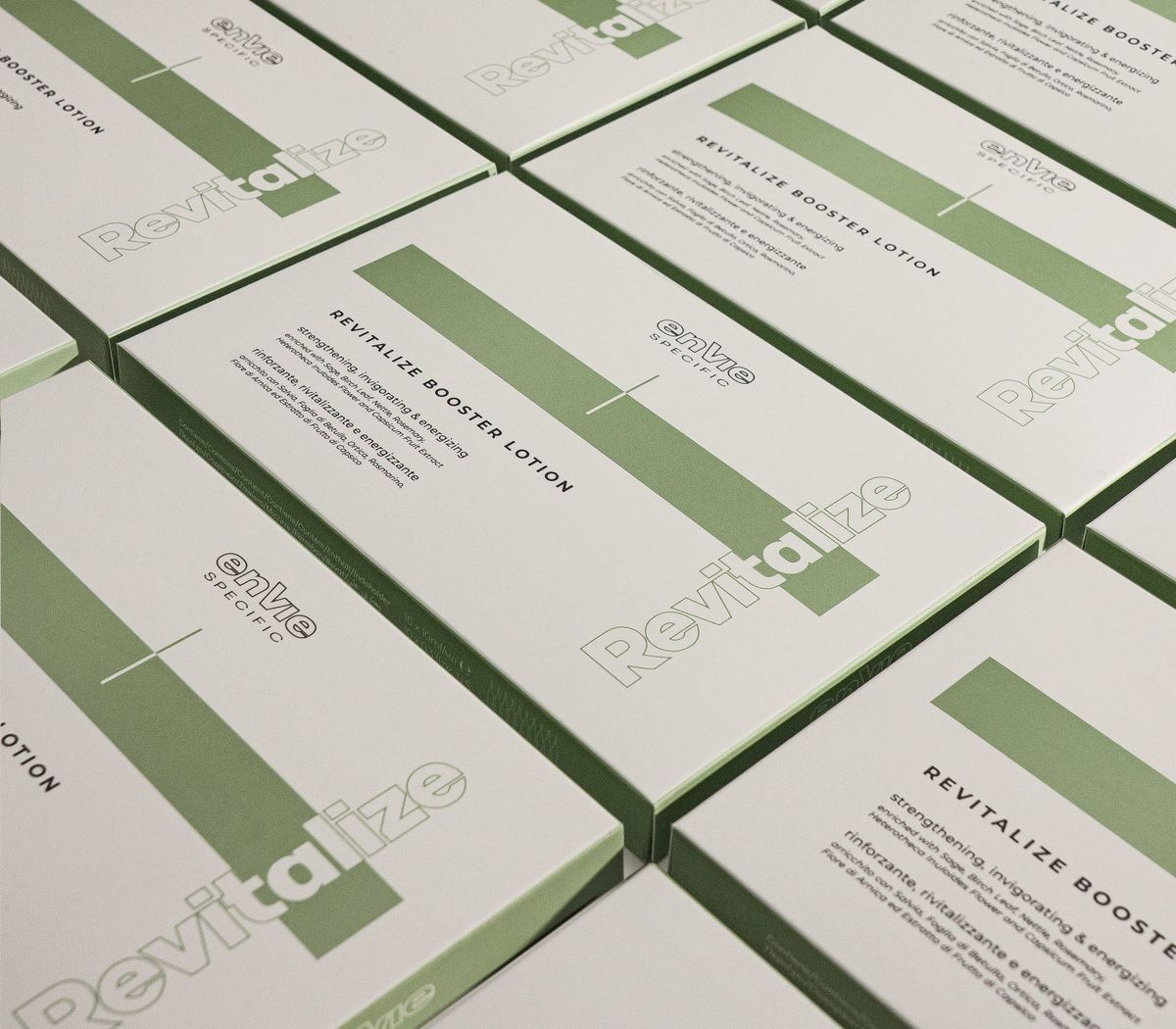 Коробки ампул Envie Revitalize Booster Lotion для відновлення волосся